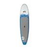 Amundson Crossstand up paddleboard in blue and white with grey deck pad image