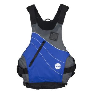 NRS Vapor life jacket in blue.