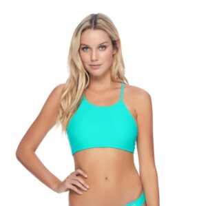 Body Glove Smoothies Elena bikini top in Mint-t front image