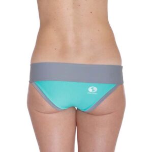 Moorea Silver and Mint bottoms back view image