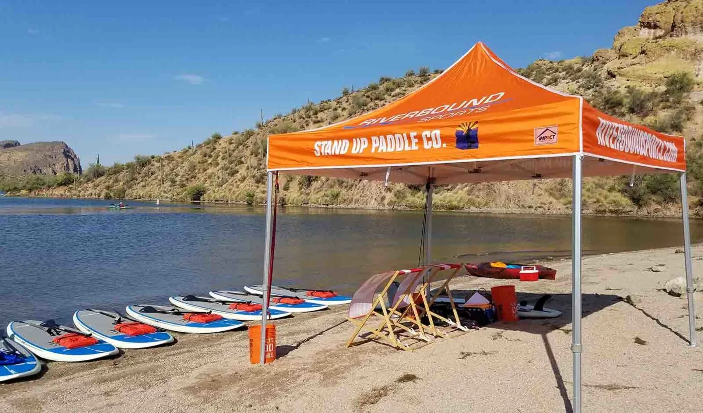 Beach rentals at Saguaro Lake