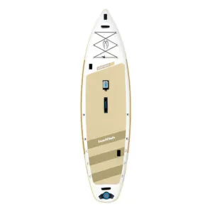 Top view of a Badfish stand-up paddleboard at Riverbound Sports