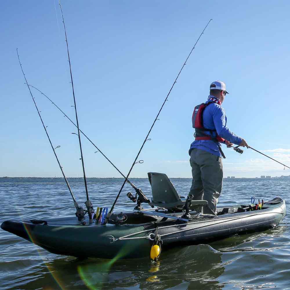Inflatable Kayak Fishing Rod Holder Kit | Razor Kayaks