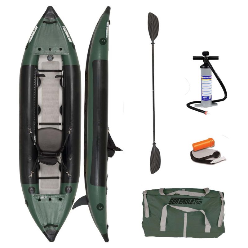Sea Eagle PackFish7 Fishing Kayak Deluxe Package – Outdoorplay