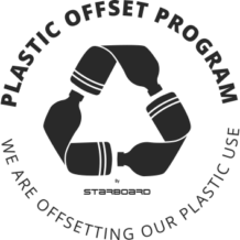 Plastic Offset Program logo with recycling symbol