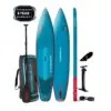 Starboard Inflatable Deluxe lite touring SUP boards with accessories package.