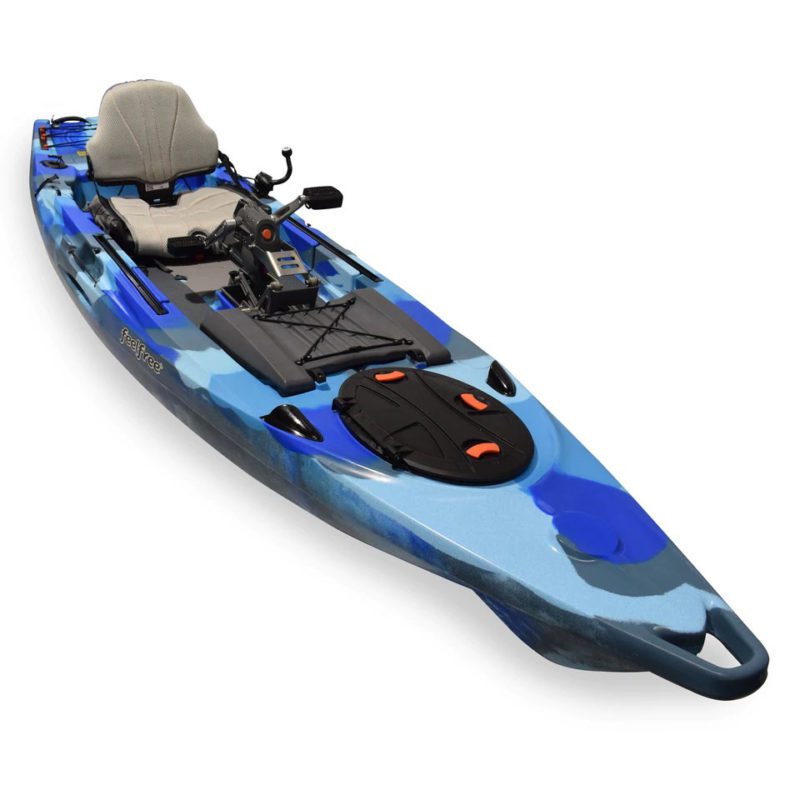 13.5' Recon Mirage Compatible Angling Kayak, effortless pedal drive