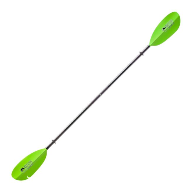 Bending Branches Drift Angler Paddle in electric green. Available at Riverbound Sports Paddle Company in Tempe, Arizona.