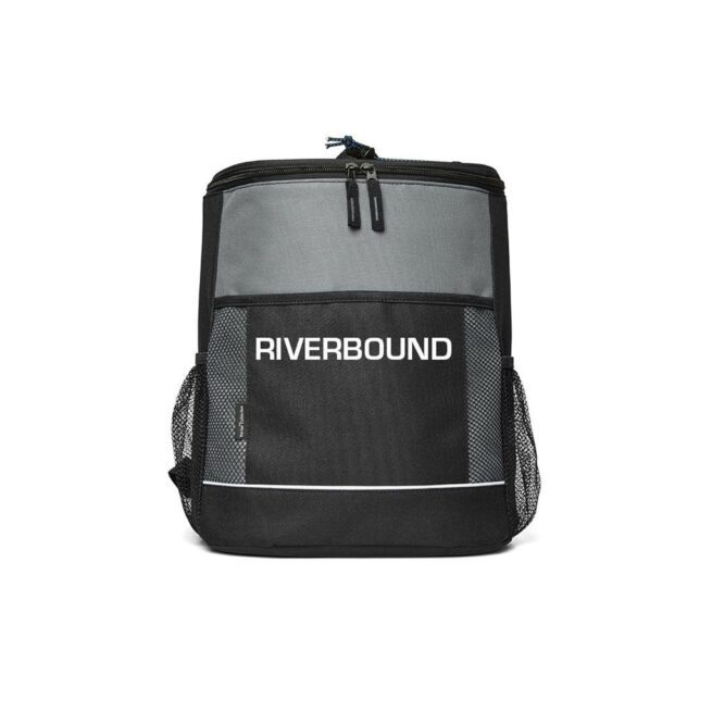 Riverbound backpack cooler in gray. Available at Riverbound Paddle Company in Tempe, Arizona.