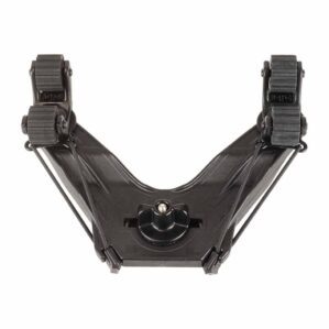 YakAttack black Doubleheader kayak paddle holder. Available at Riverbound Sports in Tempe, Arizona.