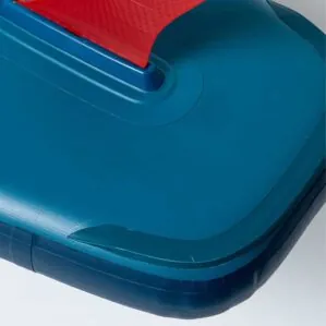 Close-up of Red Paddle Co Speed Tail on inflatable paddle board.