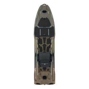 The Bonafide XTR130 fishing kayak in camo color. Available at Riverbound Sports in Tempe, Arizona.