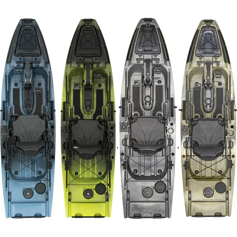 The four Native Slayer Max 10 fishing kayak colors available at Riverbound Sports in Tempe, Arizona.