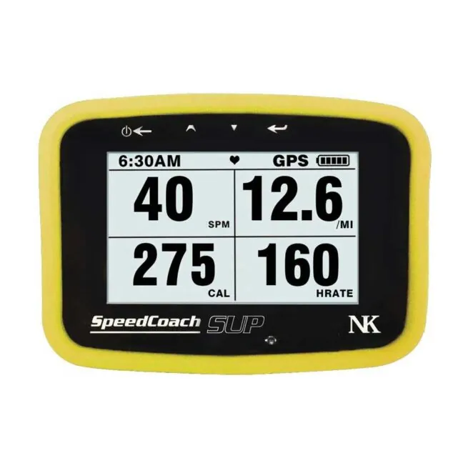 Yellow color bumper for the NK SpeedCoach. Available at Riverbound Sports.